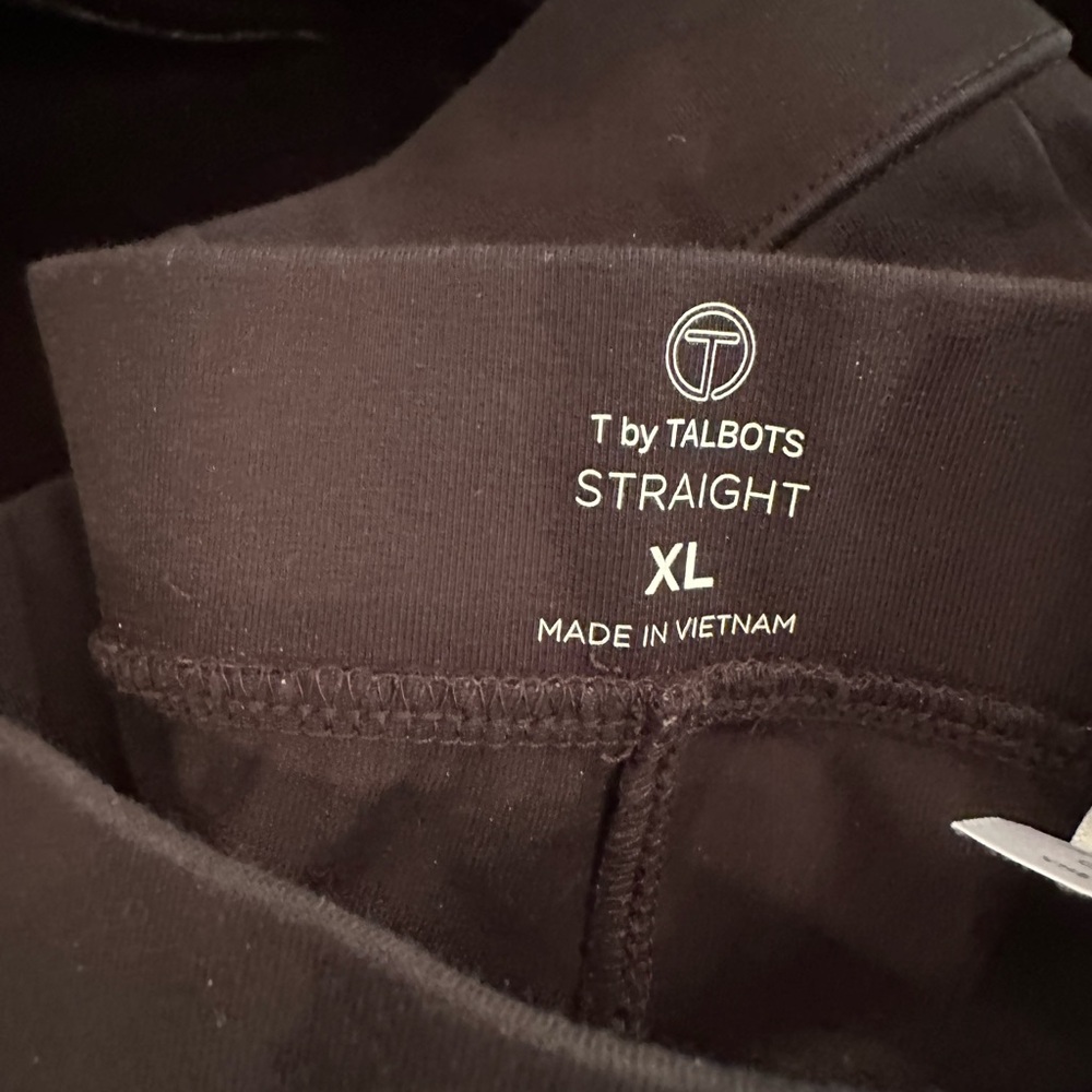 Talbots Black Straight Leg Pants
